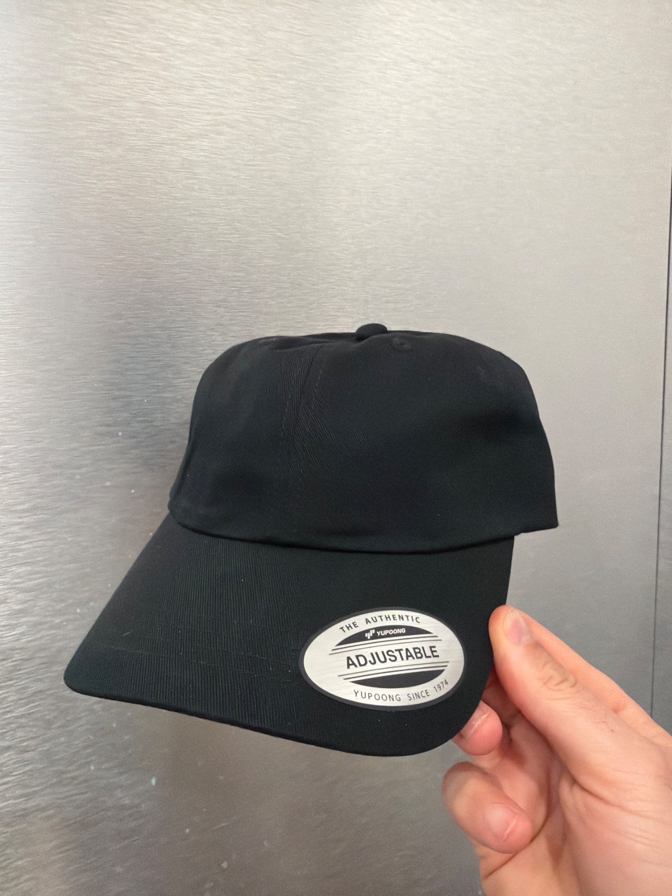 Yupoong Adjustable Dad Hat 6245CM Black