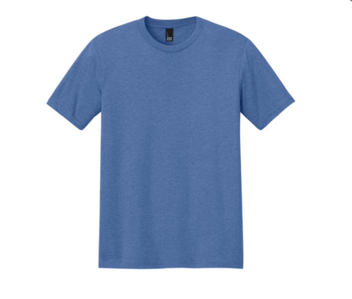 District Perfect Tri® Tee DM130 Maritime Frost