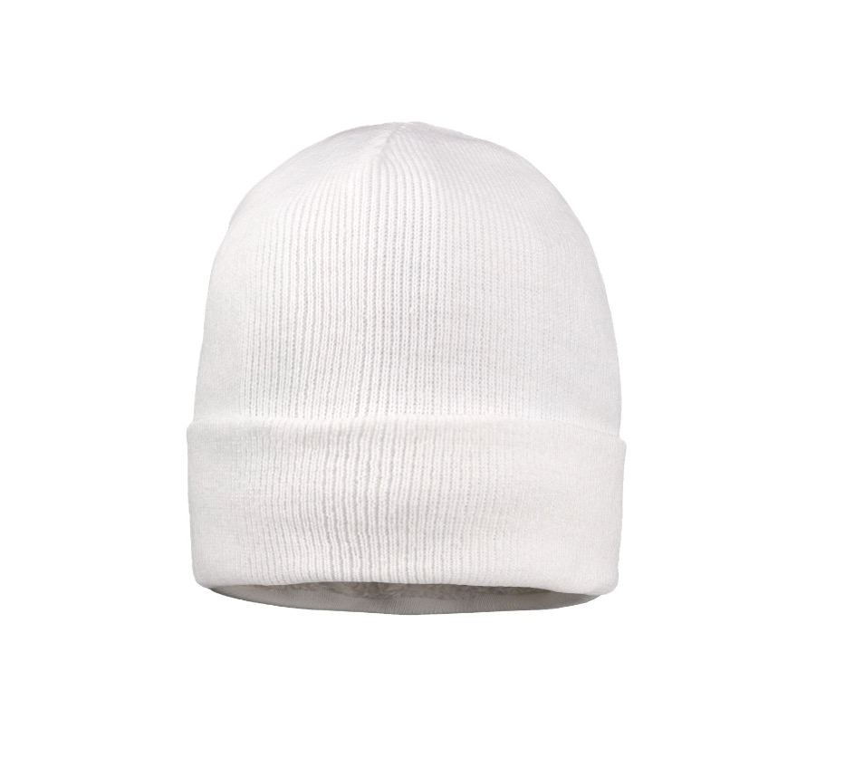 Sportsman Sherpa Lined Cuffed Beanie SP12SL White